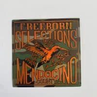 FREEBORN Hunters Orange Camo Hologram Sticker 3x3
